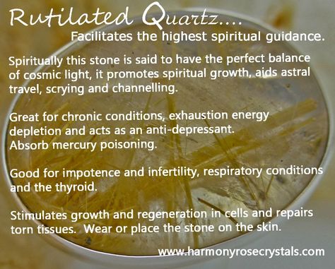 Rutilated Quartz Rutile Quartz Meaning, Rutilated Quartz Meaning, Herb Facts, Quartz Meaning, Rutilated Quartz Crystal, Crystal Power, Golden Rutilated Quartz, Crystal Healer, Psychic Development