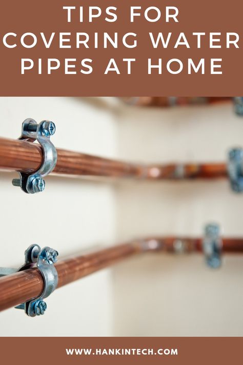 It's not uncommon to have exposed water and gas pipes in your home but how do you cover them? In this full guide, we look at the different ways to cover your exposed pipes! #diy #plumbing #carpentry Cover Pipes In Bathroom, Hiding Plumbing Pipes On Wall, Bathroom Pipes Cover Ideas, Hiding Pipes On Wall, Ac Pipe Covering Ideas, How To Hide Pipes In Laundry Room, Hide Pipes On Wall Cover Up, Pipe Hiding Ideas, Exposed Pipes Bathroom