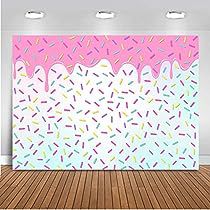 Donut Backdrop, Up Baby Shower, Paper Curtain, Sprinkles Party, Donut Party Decorations, Baby Birthday Party Decorations, Pink Girl Birthday, Shower Photography, Grown Up Parties