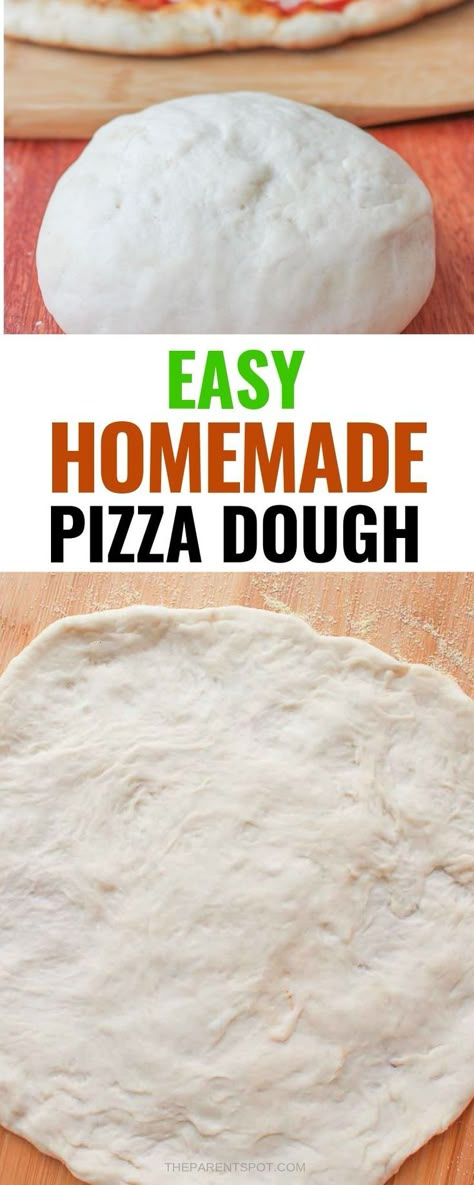 Rustic Pizza Dough Recipe, Home Made Pizzas, Easy Homemade Pizza Dough, Rustic Pizza, Homemade Pizza Dough Easy, Week Meals, Handmade Pizza, Pizza Homemade, Empanadas Dough