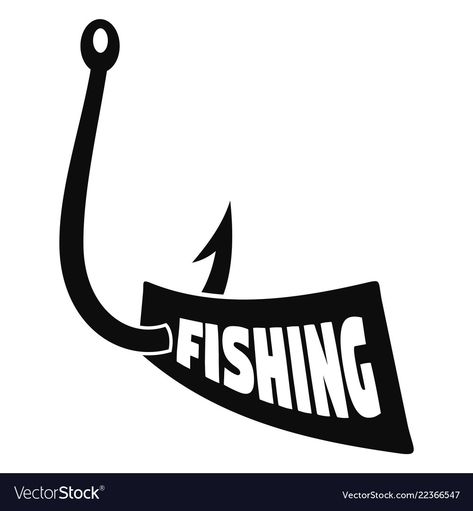 Fishing Logo, Lettering Styles Alphabet, Famous Logos, Fish Illustration, Fish Logo, Fishing Quotes, Fishing Hook, Lettering Styles, Simple Illustration