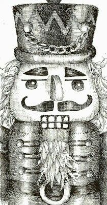 Www.judygruppstudio.com Nutcracker Drawing, Nutcracker Embroidery, Nutcracker Movie, Nutcracker Art, Nutcracker Story, Nutcracker Crafts, Nutcracker Sweet, Winter Drawings, Nutcracker Christmas Decorations