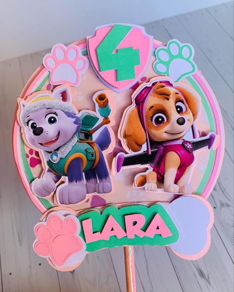 Paw Patrol, Cake Topper, Princess Peach, Cake Toppers, Mario Characters, Cake, Fictional Characters, Art