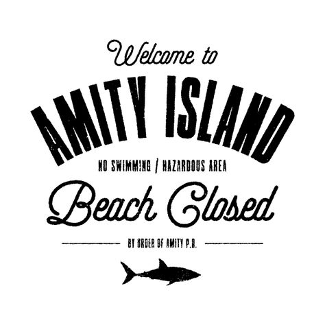 Amity Island, Sea Design, Kids Magnets, Case Stickers, Phone Case Stickers, Party Design, Baseball Tshirts, Long Sweatshirt, Shirt Design