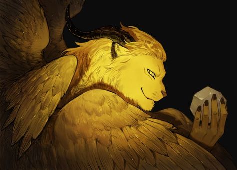 Winged Lion, Dungeon Meshi, Adventure Time, Lion, Collage, Pins