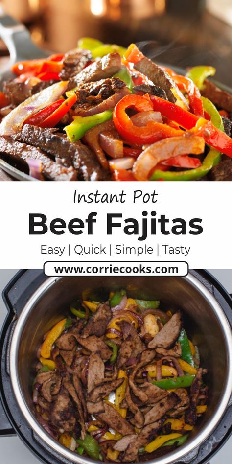 Beef Fajita Recipe, Best Pressure Cooker Recipes, Steak Fajita Recipe, Fajitas Recipe, Beef Fajitas, Best Pressure Cooker, Fajita Recipe, Best Instant Pot Recipe, Steak Fajitas