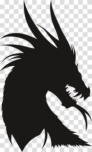 Dragon Silhouette Stencils, Silhouette Dragon Tattoo, Dragon Shilloute, Dragon Cricut Design, Dragon Silhouette Painting, Dragon Head Silhouette, Dragon Sillouhette, Dragon Sillouttes, Animal Silhouette Stencil