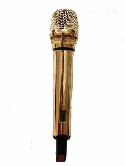 Yellow Microphone, Gold Microphone, Music Mic, News Microphone, New Power Rangers, Karaoke System, Microphone Studio, Microphone Stand