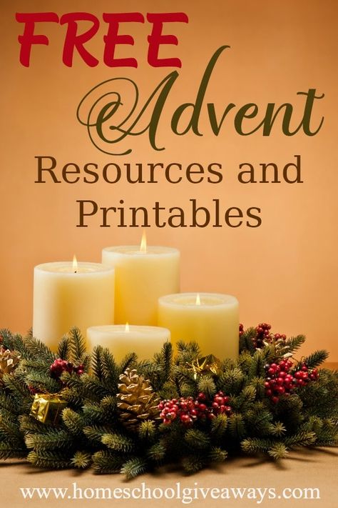 FREE Advent Resources and Printables Advent Printables, Christmas Homeschool, Homeschool Christmas, Nativity Advent, Advent Prayers, Advent Readings, Christmas Learning, Advent Devotionals, Christmas Units