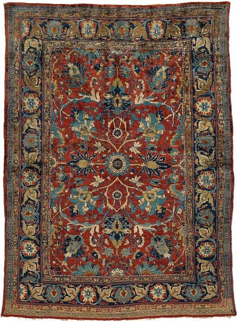 Silk Heriz #1 Antique Persian Carpet, Persian Rug Designs, Heriz Rugs, Magic Carpet, Antique Carpets, Luxury Rug, Wool Carpet, Carpet Handmade, Persian Carpet