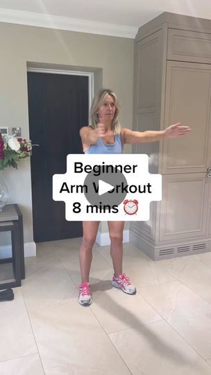 Beginner Arm Workout At Home, Tone Arms Fast, Beginner Arm Workout, Arm Workout At Home, Arm Workout For Beginners, Arm Workouts At Home, No Gym, Get Toned, Weight Los