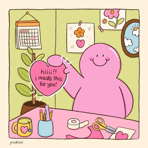 mr.bubbles has something to say…💖 #loveyou #wholesome #illustration #mrbubbles #fenbobo #cuteart Wholesome Illustration, Love Icons Aesthetic, Mr Bubbles, Pink Motivation, Best Self Journal, Positive Quote Poster, Minimal Quotes, Animal Illustration Kids, Pink Man