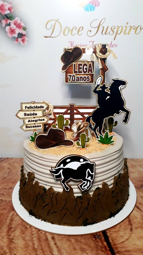 Cowboy Theme Cake, Bolo Country, Cowboy Party Invitations, Cowboy Birthday Cakes, Cowboy Cakes, Rodeo Party, Farm Themed Birthday Party, Boys 1st Birthday Party Ideas, Cowboy Birthday Party