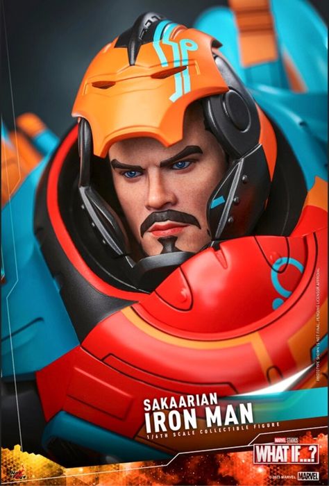 Hot Toys What If...? TMS Sakaarian Iron Man 1/6th Scale Collectible Figure Available For Pre-Order Iron Legion, Iron Man 1, Marvel What If, Iron Men 1, Alternate Reality, Marvel Collectibles, Iron Man Armor, Guy Pictures, Hot Toys