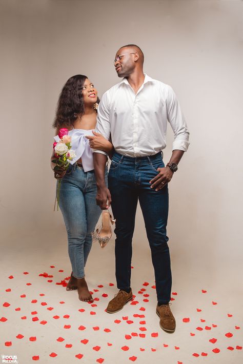 White Shirt Denim Jeans, Couple Photoshoot Ideas, Couple Photoshoot, White Denim, Photoshoot Ideas, White Shirt, Denim Jeans, White