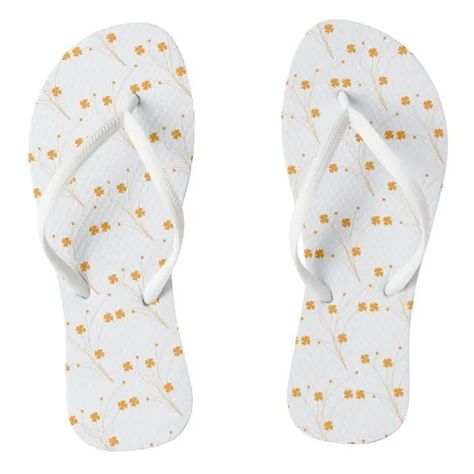 Golden Yellow Flowers, Small Floral Print Flip Flops | Zazzle.com #theprettyshop #springstyle #summerfashion #floralprint #yellowflowers Small Floral Print, Printed Flip Flops, Women's Flip Flops, Sandals Flip Flops, Pretty Shoes, Birthday Gifts For Girls, Golden Yellow, Christmas Gifts For Her, Thong Sandals