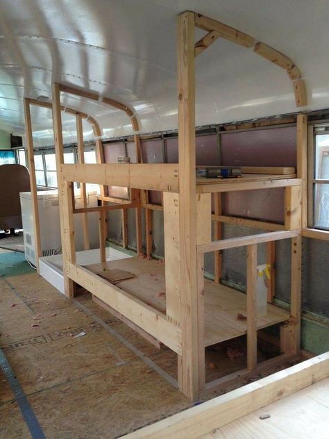 Bus Remodel, Bus Rv Conversion, School Bus Camper, School Bus Tiny House, School Bus House, Converted School Bus, Bus Ideas, Converted Bus, Rv Bus