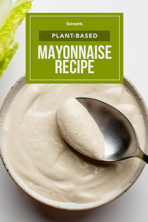 Wfpb Sauces, Wfpb Vegan, Bland Diet Recipes, Clean Eating Lifestyle, Mayonnaise Recipe, Healthy Plant Based Recipes, Homemade Goodies, Vegan Mayo, Wholesome Snacks