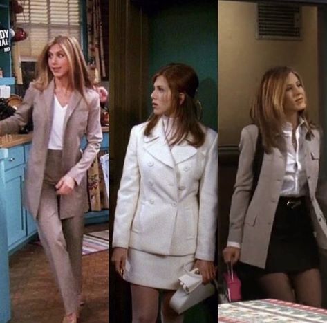 Rachel Green Professional Outfits, Rachel Green Suit, Rachel Green Business Outfits, Office Fashion 2023, Rachel Green Office Outfits, Friends Iconic Outfits, Rachel Green Work Outfits, Friends Rachel Outfits, Estilo Rachel Green