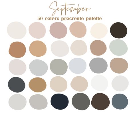 City Procreate, Procreate Swatches, March Colors, Procreate Palette, September Colors, Procreate Color Palette, Ipad Procreate, Color Schemes Colour Palettes, Green Colour Palette