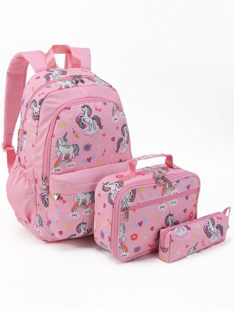 Vegetable Plants, Alphabet Templates, Unicorn Backpack, Backpack Set, Computer Backpack, Unicorn Pattern, Student Bag, Patterned Backpack, School Bags For Girls