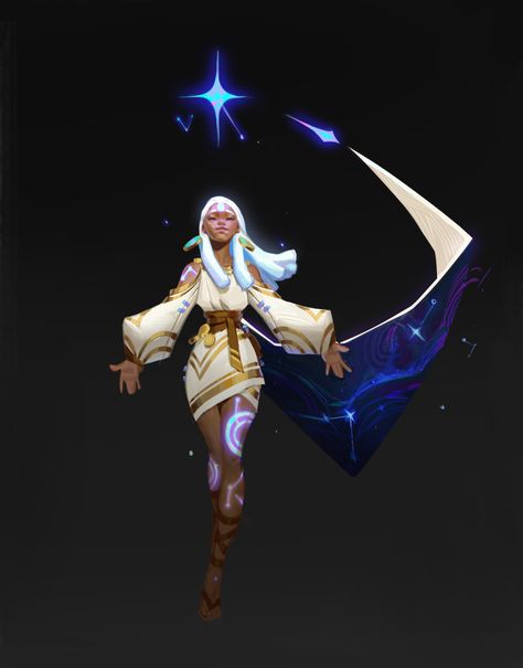 Celestial Concept Art, Constellation Character Design, Lotus Character Design, Light Goddess Character Design, Nature Goddess Character Design, Astronomer Character Design, Cosmic Character Design, Wizard Concept Art, Galaxy Character Design