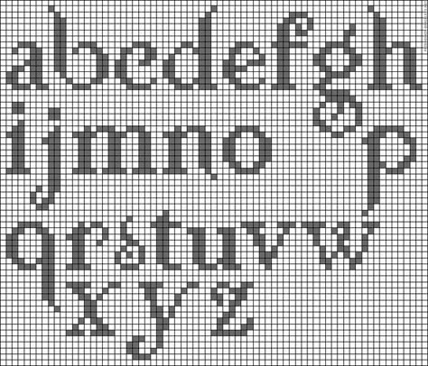 cross stitch alphabet (twilight, but still pretty--needs upper-case) Twilight Font, Crochet Alphabet, Necklace Embroidery, Stitch Letters, Cross Stitch Alphabets, Cross Stitch Fonts, Cross Stitch Letters, Embroidery Alphabet, Pixel Crochet