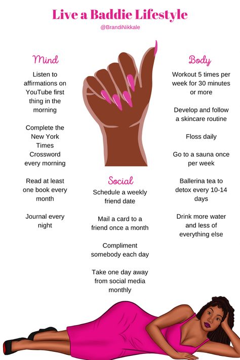 Becoming A Baddie Tips, Body Care Tips Beauty Hacks, Single Baddie Aesthetic, Baddie Hygiene Tips, Baddie Daily Routine, Turning Into A Baddie, Baddie Self Care Aesthetic, Eyelash Length Chart, How To Be A Baddie Tips