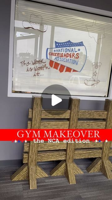 Showtime Elite Cheer ATL on Instagram: "Our team moms outdid themselves again. The gym got a Texas sized makeover for @ncacheer week! #showtimeeliteATL #theworkisworthit" Cheer Gym Decor, Cheer Gym, Team Mom, Texas Style, Gym Decor, Style Party, The Gym, Lobby, Cheerleading