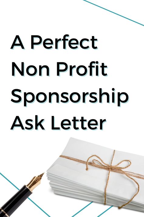 Your sponsorship letter is an important part of your event and the P.R. of your organization. A good letter will increase your raise and allow you to make a larger impact in your community. See the 6 parts of your perfect ask letter in the full blog. #nonprofit #nonprofits #nonprofitorangization #charity #charityevent #nonprofitlife #fundraiser #socialydistanced #fundraiser #fundraiserideas #fundraising #volunteer Sponsorship Levels Nonprofit, Charity Fundraising Ideas, Nonprofit Fundraising Events, Fundraiser Themes, Grant Proposal Writing, Nonprofit Social Media, Sponsorship Levels, Nonprofit Startup, Fundraising Letter