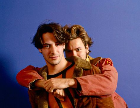 Keanu Reeves and River Phoenix photographed by Abigayle Tarsches on the set of "My Own Private Idaho" (1991). Keanu Reeves And River, My Own Private Idaho, River Phoenix, Keanu Reeves, Idaho, Phoenix, On Instagram, Instagram