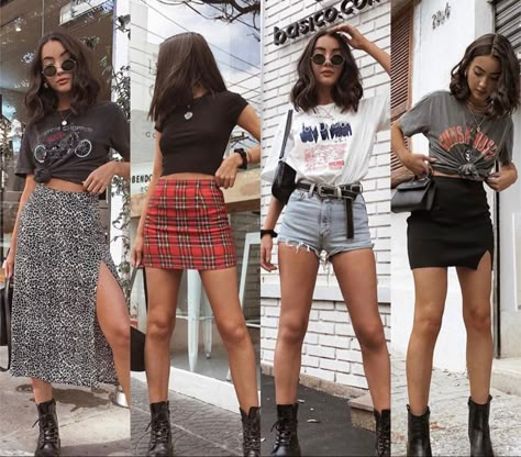 Grunge Outfits 90s Summer, Boho Grunge Outfits, 1990s Fashion Grunge, Summer Grunge Outfits, Grunge Outfits 90s, Heels Yellow, Moda Grunge, Soft Grunge Outfits, Outfit Botas