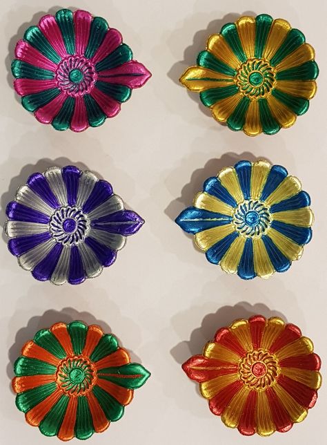 दिया Decorations, Simple Diya Paintings For Diwali, Diya Panting, Diya Designs Painting, Diyas Painting, Diya Paintings For Diwali, Diya Colouring, Diyas Decoration, Diya Paintings