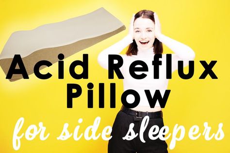 Acid Reflux Wedge Pillow for Side Sleepers Acid Reflux Pillow, Pillow Wedge, Acid Reflux Relief, Reflux Symptoms, Wedge Pillow, Side Sleeper Pillow, Side Sleeper, Acid Reflux, Full Body