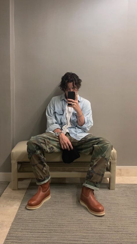 Camo Pants Outfit Men, Paul Jason Klein, Paul Klein, Camo Pants Outfit, Pants Outfit Men, Shia Labeouf, Classy Couple, Sweat Pant, Mens Outfit Inspiration