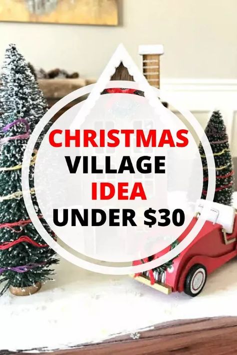 Christmas time is the best if you love DIY, who doesn't love building Christmas decorations villages? This DIY village idea is easy and has a Farmhouse flair and an be displayed on a table or mantle. Hope you like it #christmasvillage #christmas #holidaydecor Farmhouse Christmas Village, Christmas Village Display Ideas Diy, Christmas Village Display Ideas, Village Display Ideas, Modern Farmhouse Christmas, Plaid Christmas Tree Skirt, Farmhouse Flair, Buffalo Plaid Christmas Tree, Christmas Crafts For Adults