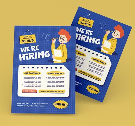 We Are Hiring Poster Design, Dp Inspiration, Recruitment Flyer, Cari Kerja, Recruitment Poster Design, Event Poster Design Inspiration, Ppt Ideas, Hiring Flyer, Contest Poster