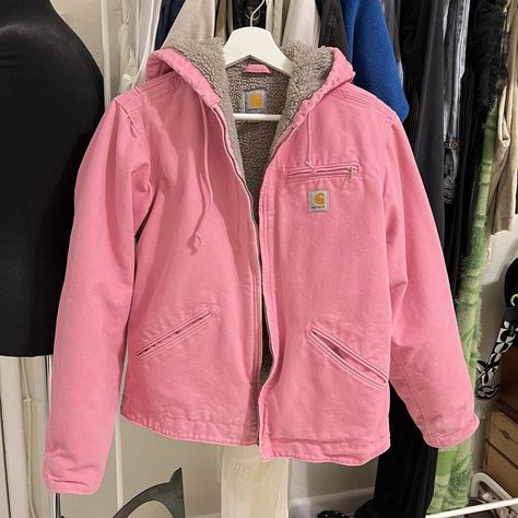 I might be biased but you should probably buy this on Depop 👍 https://depop.app.link/EHRWeMDvVub Pink Carhartt Jacket Outfit, Pink Corduroy Jacket Outfit, Pink Carhartt Jacket, Carhartt Beanie Outfit, Carhartt Jacket Women's, Carhartt Jacket Outfit, Pink Jacket Outfit, Pink Carhartt, Pink Corduroy Jacket