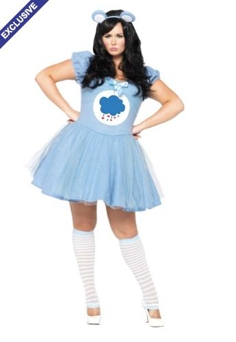 27 Incredible Plus Size Halloween Costumes For Your Fall Fantasies, From Elsa to Tracy Turnblad | Bustle Halloween Costumes Plus Size, Grumpy Care Bear, Halloween City, Grumpy Bear, Image Halloween, Plus Size Halloween Costume, Plus Size Costume, Plus Size Costumes, Hallowen Costume