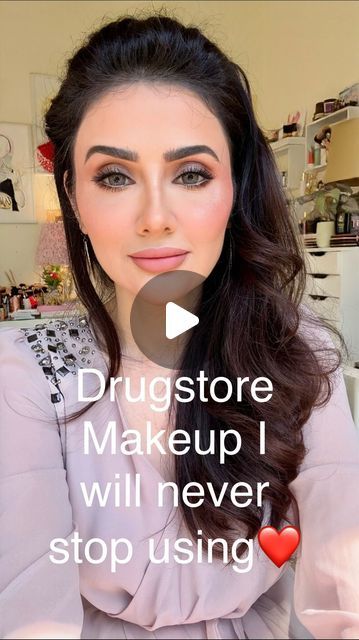 Yusra Pasha || Pro Makeup Artist on Instagram: "💄Drugstore Makeup I Love💄 . @lorealmiddleeast @milanicosmetics_uae @wetnwilduae @lagirlcosmetics @milanicosmetics @wetnwildbeauty @essence_cosmetics.arabia @essence_cosmetics @sheglammiddleeast @sheglam_official  . . . . . . . . . . #drugstoremakeuptutorial #affordablemakeup #drugstoremakeuplook #drugstorefoundation #drugstoreconcealer #dubaimakeupartist #dubaimakeup #drugstoremakeuphaul #makeupinspo #makeupinspiration" Official Makeup Look, Modest Makeup Looks, Pro Makeup Tips, Pro Makeup Artist, Drugstore Makeup Tutorial, Hair Braiding Tool, Essence Makeup, Beginners Eye Makeup, Bethenny Frankel