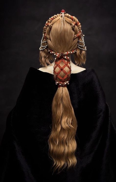 Historical Hairstyles, Fantasy Hair, Hair Reference, Historical Costume, How To Draw Hair, Fantasy Fashion, Hair Art, Historical Clothing, Anthropology