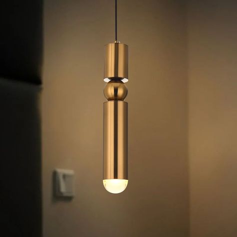 Single Hanging Light, Cylinder Lights, Cylinder Pendant Light, Gold Ceiling Light, Gold Pendant Lighting, Silver Pendant Lighting, Island Pendant Lights, Single Pendant Lighting, Metal Pendant Light