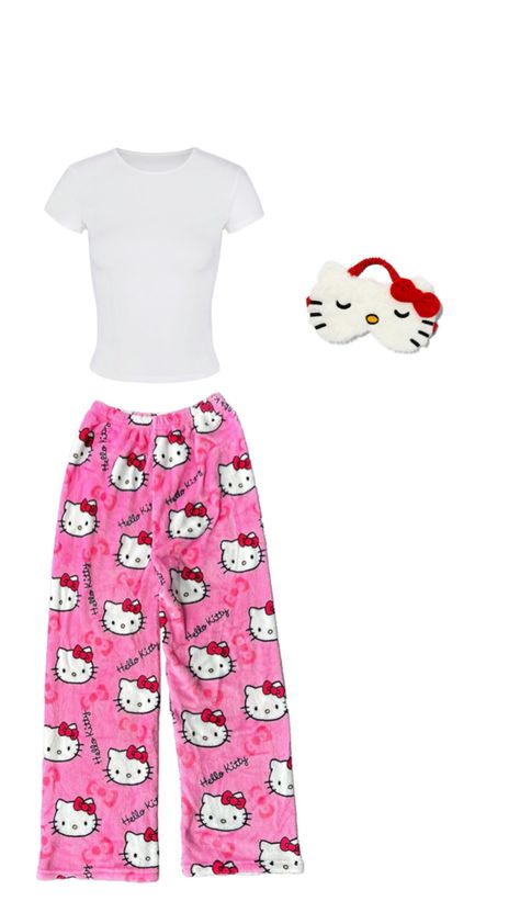 I Like it (Outfit inspo) Pajamas Aesthetic, Matching Outfits Best Friend, Pajama Outfit, Hello Kitty Clothes, Cute Pjs, Best Pajamas, Cute Lazy Outfits, Kawaii Fashion Outfits, Lazy Outfits