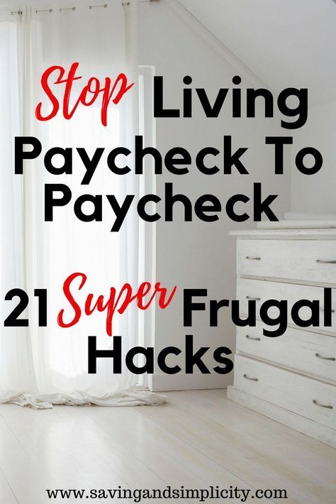 Stop Living Paycheck To Paycheck, Saving Money Frugal Living, Household Expenses, Living Paycheck To Paycheck, Money Frugal, Paycheck To Paycheck, Savings Strategy, Best Money Saving Tips, Living On A Budget