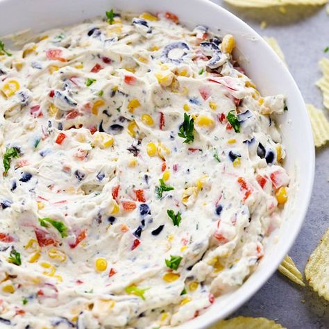 Loaded Creamy Ranch Dip is packed with so many delicious flavors you won’t be able to get enough of it!  Perfect for the pool or potlucks! We are starting to get settled into the new place and we are especially loving the neighborhood pool.  Since the temperatures are so hot this week we have been … Creamy Ranch Dip, Poolside Dip, Breakfast Easy, Creamy Ranch, The Recipe Critic, Recipe Critic, Football Party Food, Ranch Dip, Potluck Dishes