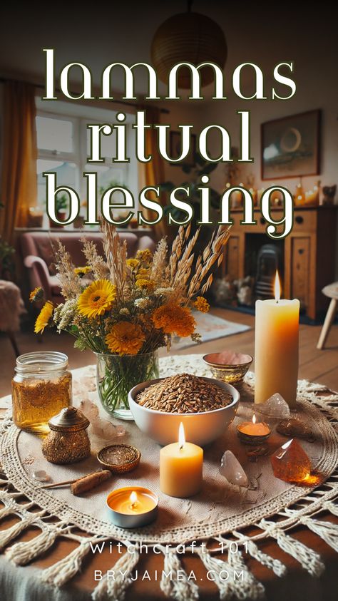 Lughnasadh, also known as Lammas, is a traditional festival celebrating the first harvest of the year. In this blog post, we delve into the essence of Lughnasadh and guide you through crafting a blessing ritual for your home. With its focus on abundance, gratitude, and the changing seasons, this ritual helps create a sacred space filled with positive energy. We'll explore the significance of Lughnasadh, the materials you'll need, and step-by-step instructions for a meaningful blessing. Lughnasadh Ritual, Lammas Ritual, Lammas Altar, Lammas Celebration, Wheel Of Year, Celtic Wheel, Lammas Lughnasadh, Harvest Ideas, Pagan Traditions