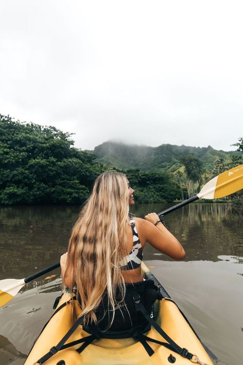 Kayaking Aesthetic, Kayak Pictures, Beach Pink, Hawaii Oahu, Grow Your Instagram, Tropical Beaches, Lake Pictures, Foto Ideas Instagram, Summer Bucket