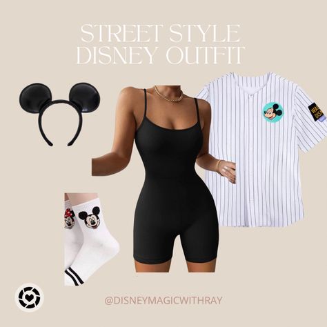 Street style Disney outfit Baseball season Disney Follow my shop @Ray_Litwin on the @shop.LTK app to shop this post and get my exclusive app-only content! #liketkit #LTKFind #LTKstyletip #LTKunder100 @shop.ltk https://liketk.it/45uU6 Disney Sneaker Outfit, Disney Bucket Hat Outfit, Disney Character Inspired Outfits Women, Disney Night Outfit, Black And White Disney Outfits, Disney Baseball Jersey Outfit, Alternative Disney Outfits, Woman Disney Outfit, Edgy Disney Outfits