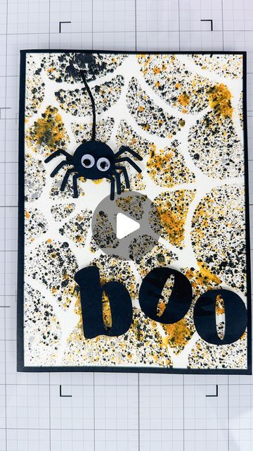 Glassboard Studio on Instagram: "Creating this Halloween card was a blast! 🎃 Our magnetic glass craft board came in clutch — wiping off the paint was easy, and the magnets holding the stencil made everything a breeze. Of course, quite a few mistakes were made along the way, but the imperfections are what make it feel special and homemade. 🙌 Thank you @insideoutjeans for the fun idea! 🖤✨

#HalloweenCrafts #ASMRArt #MagneticCraftBoard #CraftingMistakes #PerfectlyImperfect #DIYHalloween #CraftWithUs #HandmadeCards #CraftingFun #SpookySeasonVibes" Mistakes Were Made, Craft Board, Glass Craft, Glass Board, Halloween Card, Easy Halloween, Halloween Cards, Feel Special, Perfectly Imperfect