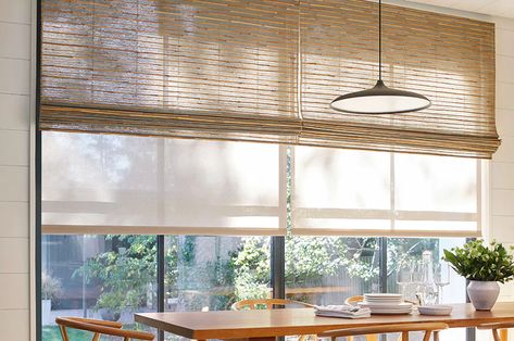 Bamboo Blinds & Woven Wood Shades | The Shade Store Mid Century Modern Window Treatments, Designer Window Treatments, Modern Window Treatments, The Shade Store, Woven Wood Shades, Shade Store, Bamboo Blinds, Woven Wood, Wood Blinds